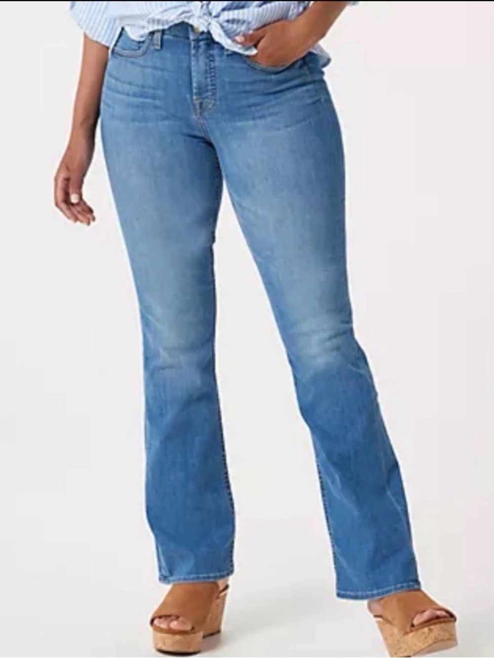 Jen7 for 7 for All Mankind Midrise Bootcut Jeans Size 24